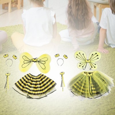 Kinder Schmetterling Kostüm Kinder Mädchen Kindertag Geburtstag Outfit Deko vorgeben