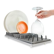 Momo Lifestyle DryRack Stone Tray 17.5 x 6.85 Graphite Gray