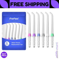 6 Waterpik Replacement Heads Tips for Waterpik Water Flosser Classic Jet - 6 Tip