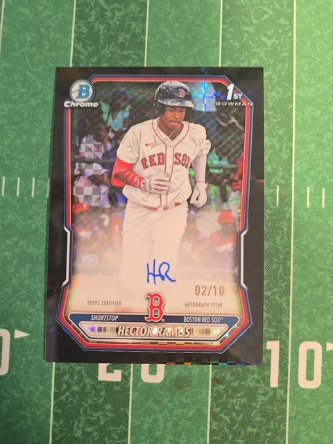 2026 Bowman Baseball Hector Ramos 1st Auto Black Refractor Auto /10