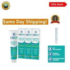 7oz Pack of 3 Gentle Mint Fluoride Toothpaste for Enamel Protection & Whitening