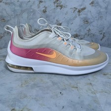 Nike Air Max Axis Damskie Rozmiar 9 Buty do biegania Białe Różowe Pomarańczowe Trampki sportowe