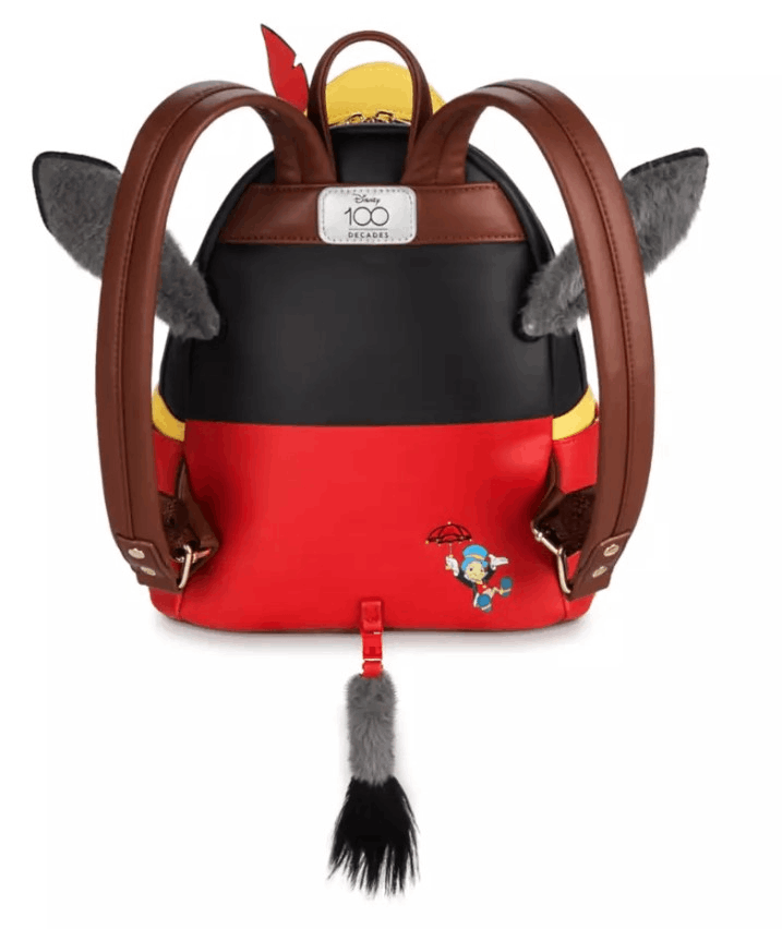 ☆Disney100周年限定Loungefly ピノキオミニBackpack☆ Loungefly Disney 100 Anniversary Pinocchio Donkey w/ tail