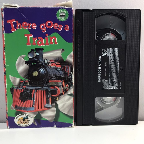 Kid Vision There Goes a Train VHS Video Tape BUY 2 GET 1 FREE Engine