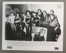 Quiet Riot black & white 8 X 10 glossy promo photo Platinum Award  !