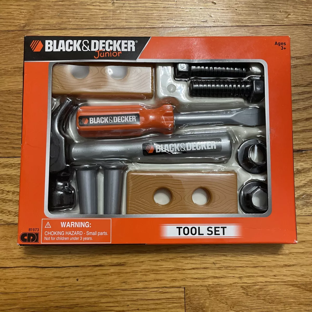 Black and Decker Junior Tool Set #81973 Kids Work Play Hand Tools