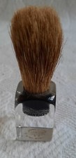 Vintage Lucite Shaving Brush Rubberset Pure Badger Hair Made In USA