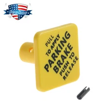 1 Pc Parking Brake Knob Yellow with Pin Replacement Fit for Truck 248433