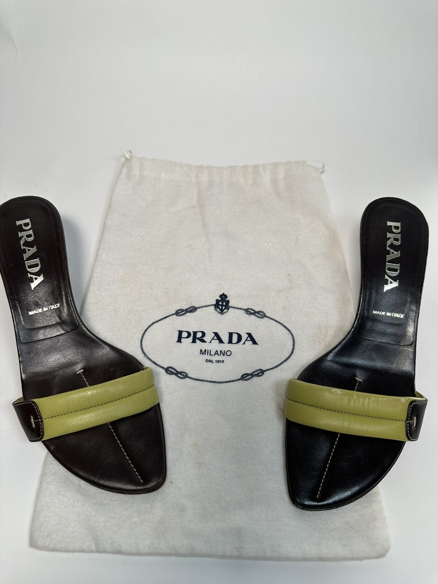 【K】PRADA Leather Low Heels Women's Prada Low & Kitten Heels | Nordstrom
