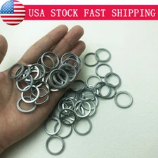 50pcs M16 Crush Washer Oil Drain Plug Gasket 803916010 For Dorman 095-159 Subaru