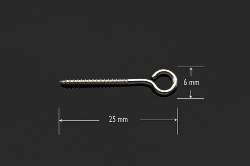 100 pcs Screws Stainless Steel Plug Hardware Jerk Baits Making DIY Fishing Lure - Picture 2 of 6