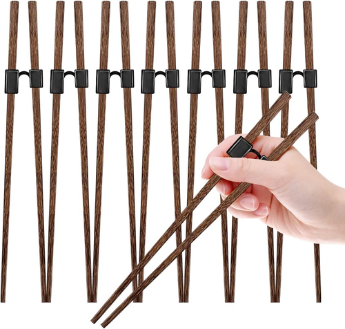 7 Pairs Reusable Training Chopsticks Helpers for Kids Adults Trainers Beginner a