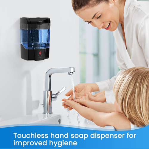 Touchless Automatic Soap Dispenser – Wall-Mounted 600ml Sensor Pump for Home & C - Picture 5 of 7