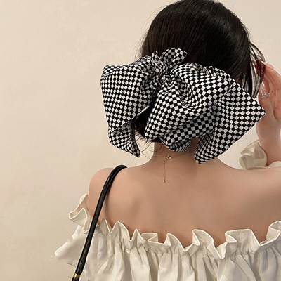 Haarnetz Mit Schleife Für Damen - Häkeln, Spitze, Blume, Elegant Als Haarspange Oder Dutt-Netz
