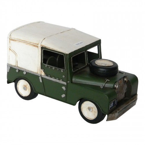 Primus PV1021 Metal Vintage Off-Roader Decorative Land Rover Type Model Green