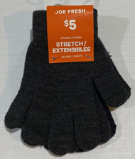 Gloves Winter 2 Pairs Navy Blue  Dark Gray 2 Pairs Children's  NEW 
