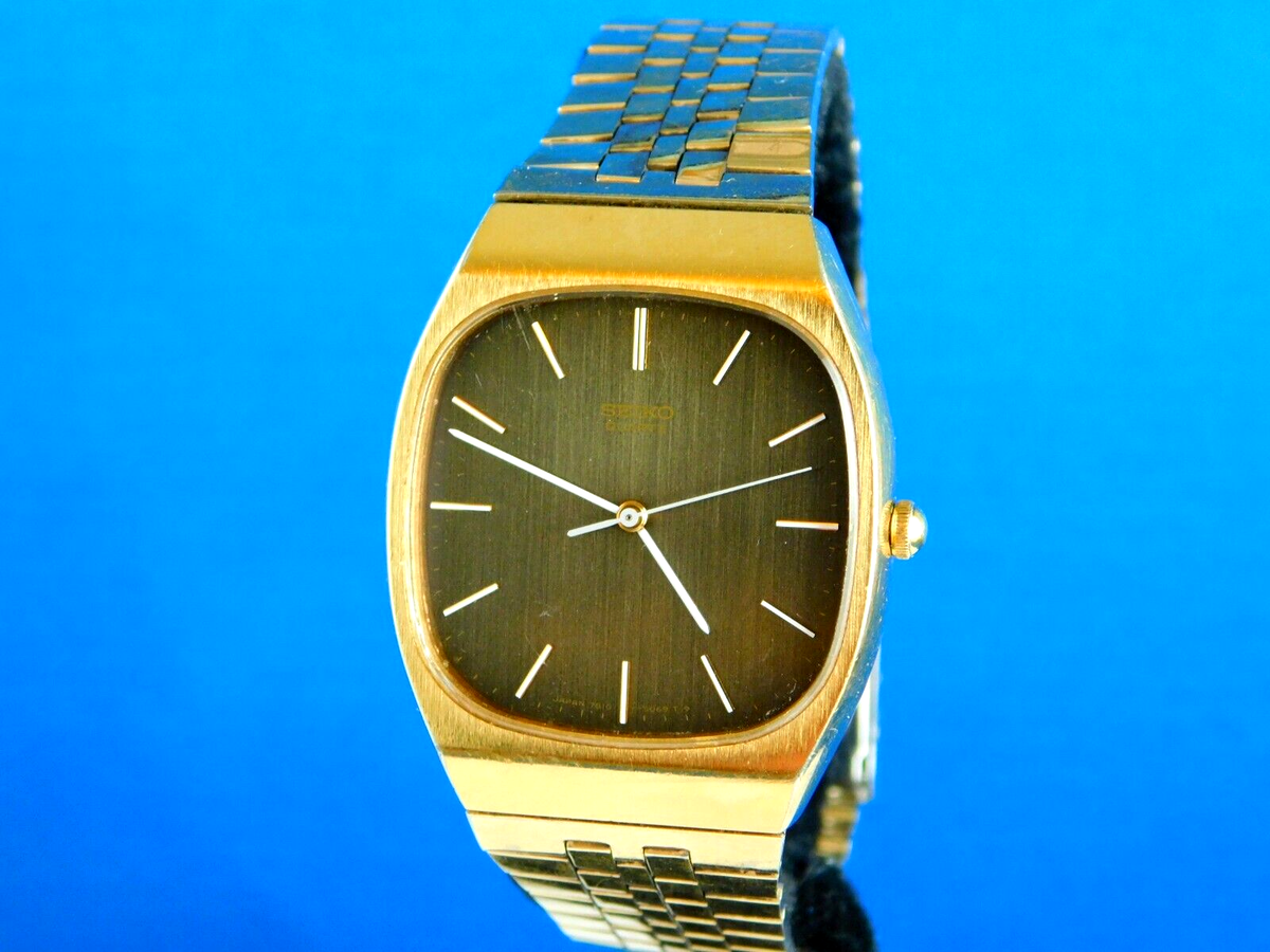 VINTAGE SEIKO 7810-5069 BLACK PANEL STYLE DIAL 5J QUARTZ VINTAGE SEIKO 7810-5069 BLACK PANEL STYLE DIAL 5J QUARTZ