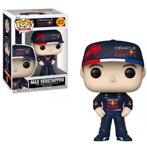 Funko Pop! Racing #03 Max Verstappen Formula 1 Oracle Red Bull Racing Vinile - Foto 1 di 9