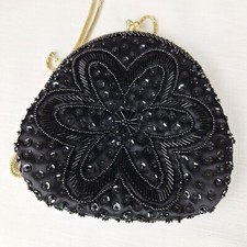 Vintage Walborg White Beaded Clutch Purse