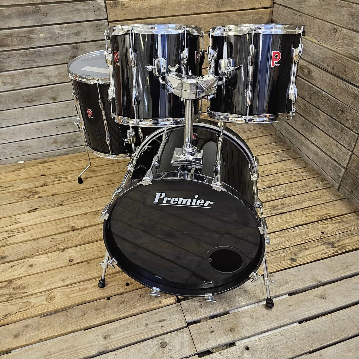 Premier APK Drum Kit Black USED RKAPK151123 eBay