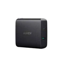 Aukey PA-Y10 Amp 56.5W 2 Port USB-C & USB-A Wall Charger Power Delivery 3.0
