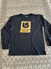 Burton Youth L Long Sleeve Black Tshirt