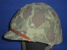 WW2 Helmet - USMC M1 - Original WW2 Cover (60)