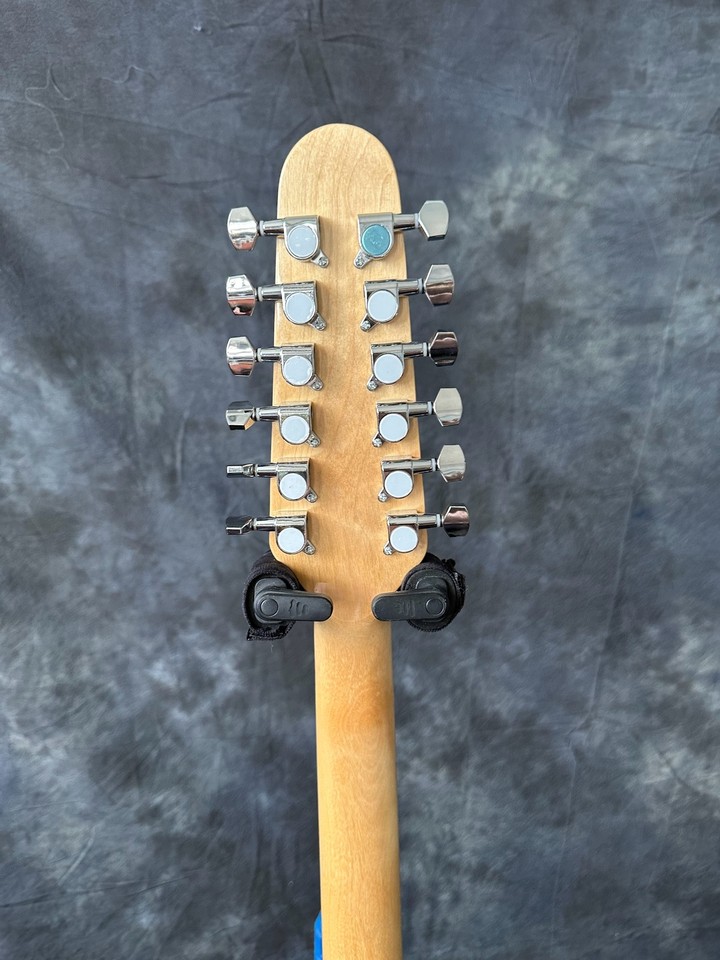 Handmade Primary Solid Body 12String TL Electric Guitar ASH Body Maple