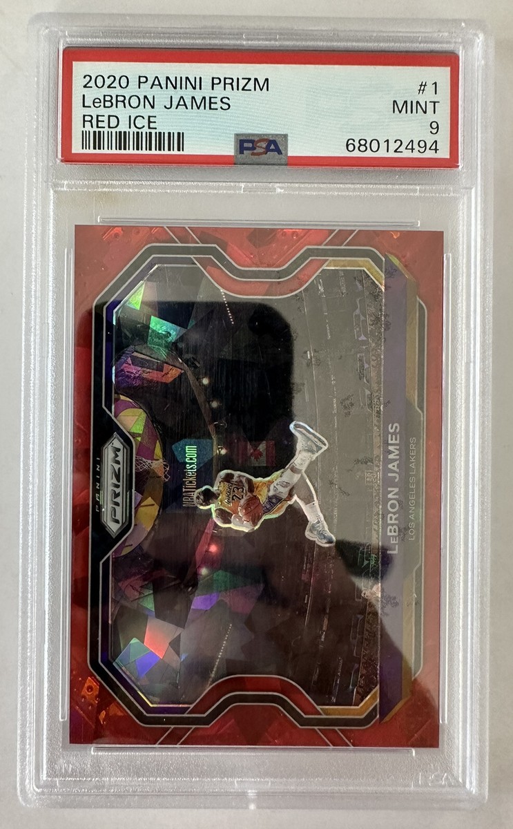 2020 Panini Prizm Red Ice #1 LeBron James Mint PSA 9 | eBay