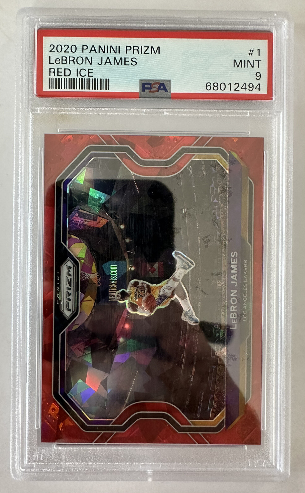 LeBron James 2020 Prizm #1 Red Ice Price Guide - Sports Card Investor