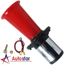 Red Ahooga Antique Vintage Style 12V Old Fashion Car Horn Hot Rod Klaxon