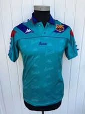 Maglia calcio Kappa FC Barcelona Barça 1995-1997 verde taglia 176