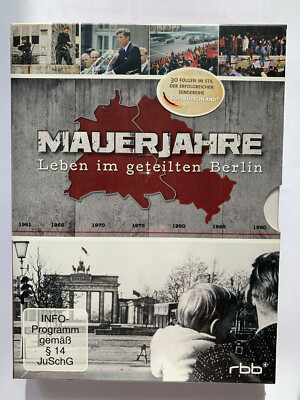 Mauerjahre Leben im geteilten Berlin 3er DVD mit 30 Folgen der rbb Serie, neu