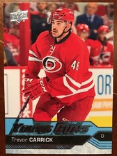 2016-17 UD Hockey Series 1 Young Guns Rookie Trevor Carrick #230
