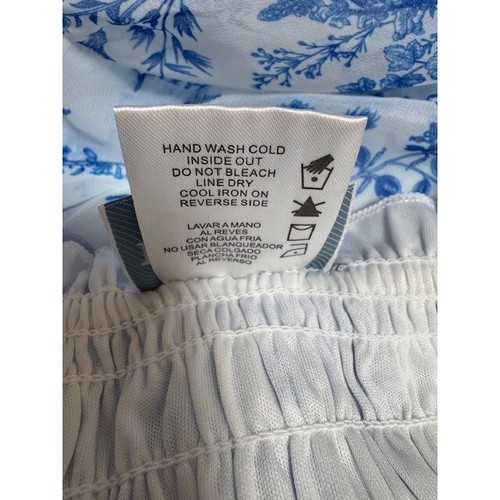 NEU seltene Editionen blaue Blumen Rüschen Rüschen Größe 6/6X - Bild 6 von 10