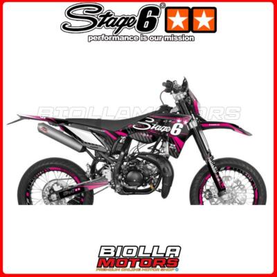 S6-058806.2/PK GRAFIK DEKO KIT STAGE6 PINK SHERCO SUPERMOTARD 50CC (AM6)