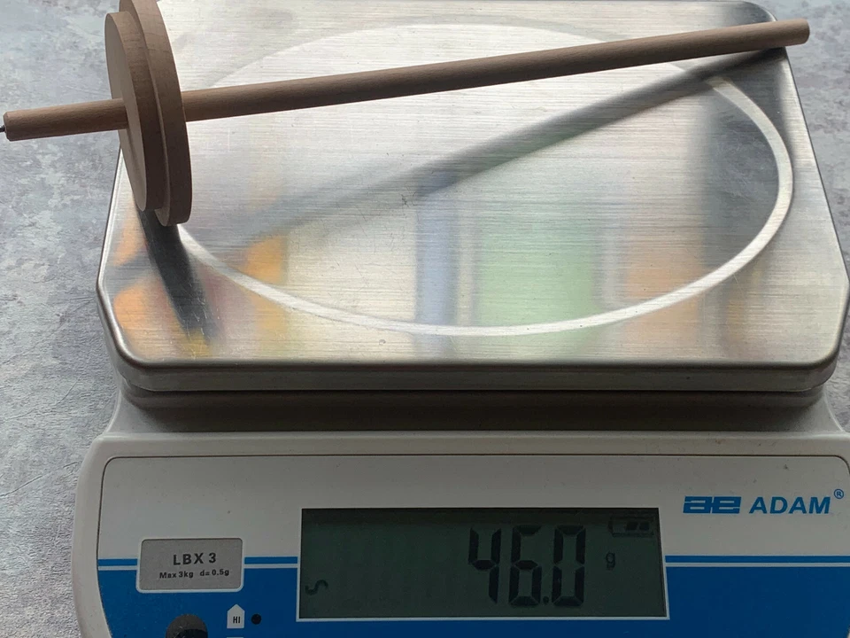 Husillo de caída Heidifeathers® - Husillos de madera FSC, lana giratoria manual Top Whorl - Imagen 4 de 4