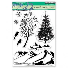 Penny Black Clear Stamp - Season's Marvel
