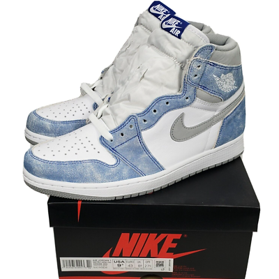 Nike Air Jordan 1 Retro High OG Hyper Royal Mens Sz 9.5 Blue White