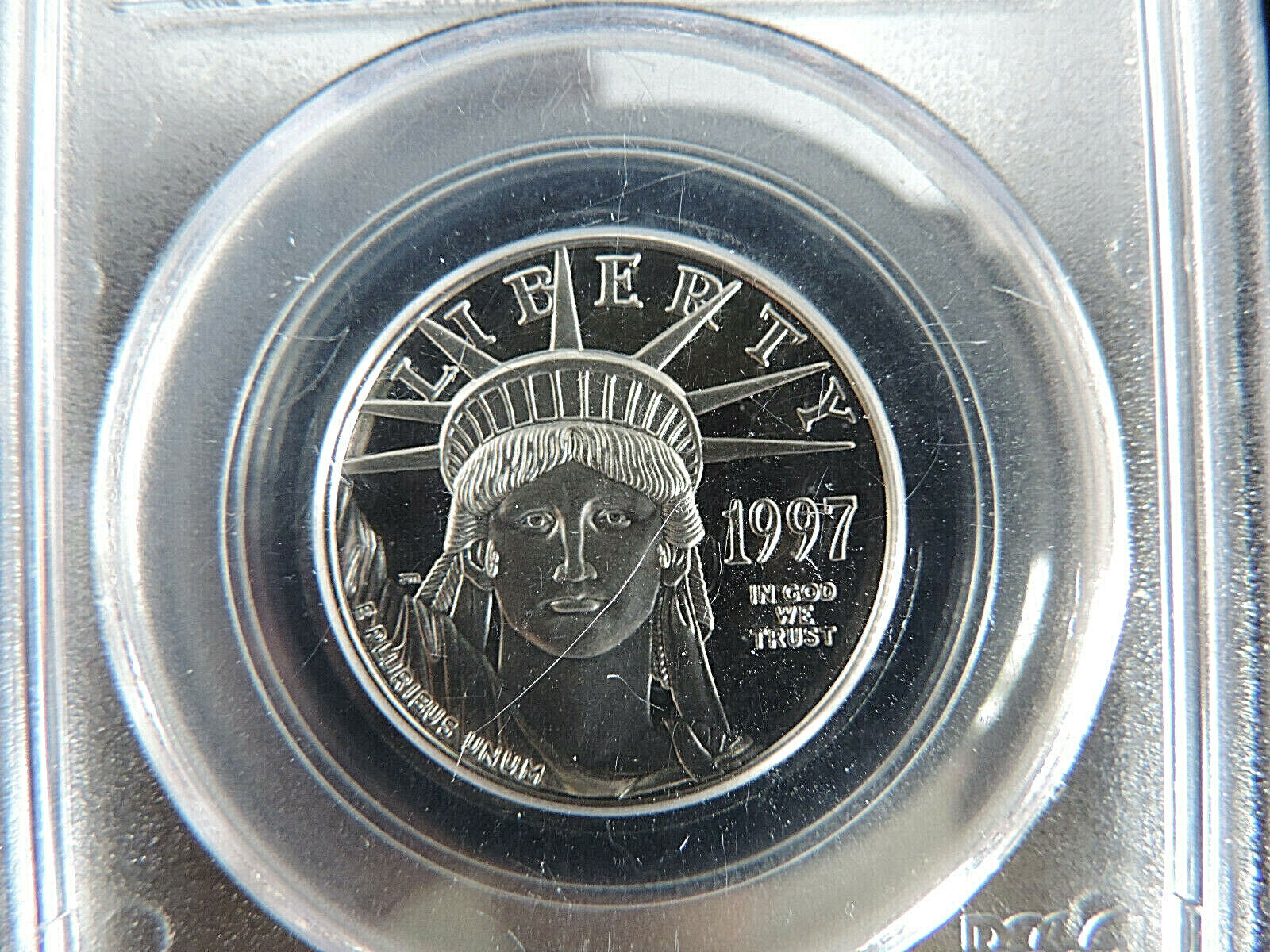 1997-W Statue of Liberty 1/2 oz Platinum Coin $50 PCGS PR70DCAM High Graded Coin