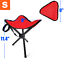 thumbnail 19  - Folding Chair Tripod Camping Fishing Stool Portable Lightweight Travel Slacker
