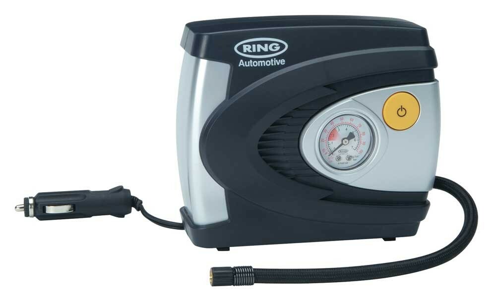 Compressore analogico 12V gonfiaggio pneumatici con manometro
