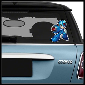 Mega man decal sticker NES 8-bit  Vinyl nintendo digitally printed die cut 5x4