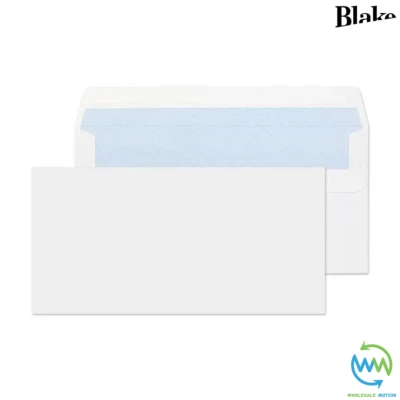DL White ENVELOPES Self Seal Wallet PREMIUM Quality 80gsm STRONG Plain Letter