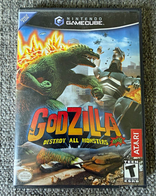 Atari Godzilla: Destroy All Monsters Melee w/ Manual (GameCube) NTSC-U/C T