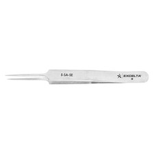 EXCELTA 5-SA-SE Tweezers,SS,Straight,4 1/4"L 32NE90
