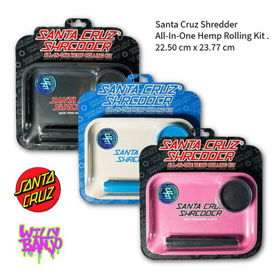 Santa Cruz Zerkleinerer Hanf All-In-One Rolling Kit Tray Grinder Storage Tube Set
