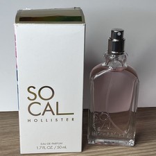 Hollister So Cal Eau De Parfum Spray 1.7oz / 50 ml -Damaged Box-Missing Cap