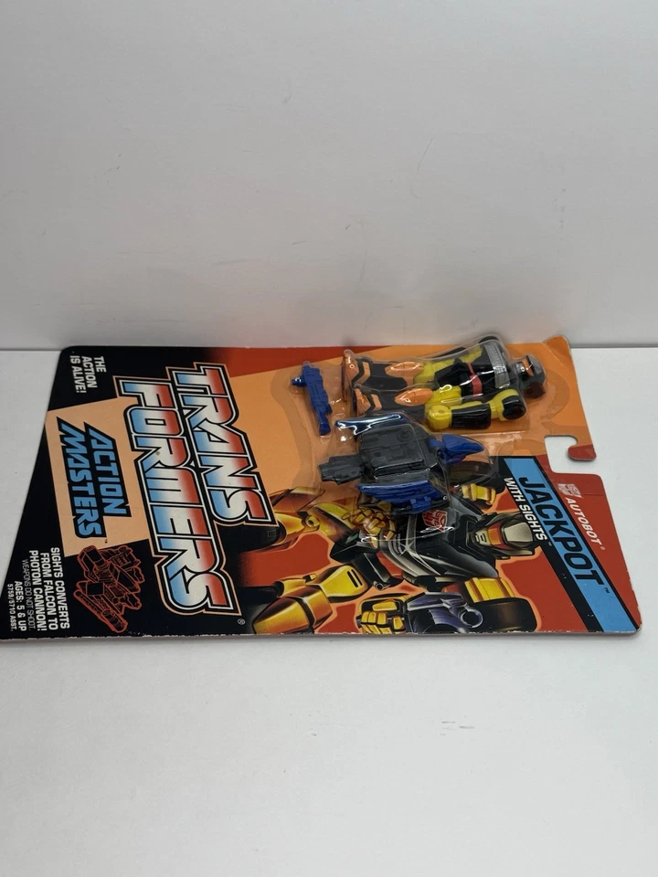 1989 G1 Transformers Vintage Action Masters JACKPOT MOC Hasbro Sealed NEW - Image 3 of 4