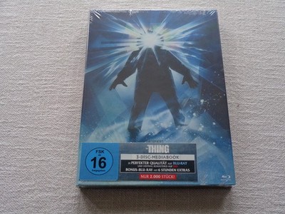 The Thing (1982) - Mediabook - 2 Blu-Rays + DVD - Kurt Russell - Neu - OOP